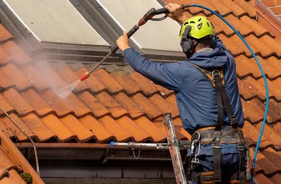 Démoussage et hydrofuge de toiture à Liourdres